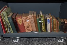 A collection of predominantly vintage books including Gardening interest and war interest.