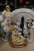 A selection of vintage and retro figurines.