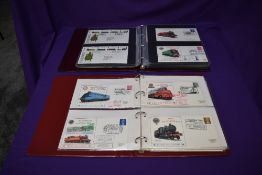Two albums of GB First Day and Commemorative Railway Covers including special cancellations, 1970'