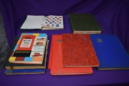 Nine Albums and Stock Books of World Stamp, Mint and Used, Early to modern, Most countries