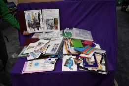 A large box of Commonwealth and Royalty Stamps, including GB & Australian Presentation Packs,