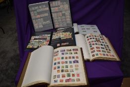 Five Albums of GB, Commonwealth and World Stamps, Mint and Used, 20th Century