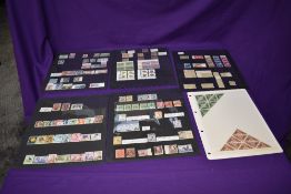 A collection on six Stock Cards of Australia and New Zealand Stamps, mint and used, 1800's - 1960's,