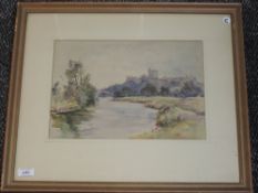 A watercolour, James Herbert Snell, Windsor Castle, signed, 24 x 34cm, framed and glazed