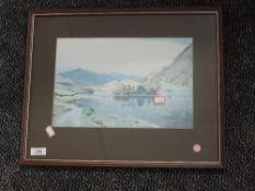 A print, after William Heaton Cooper, Rydal Water, 20 x 31, framed and glazed