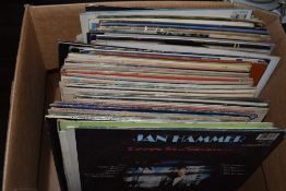 A box full of mixed vinyl LP records,classical, popular songs and easy listening.