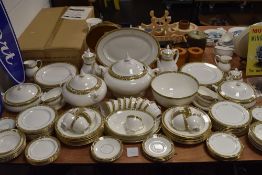 A Royal Grafton Riviera part dinner service comprising of turreens,bowls, plates,cups and saucers