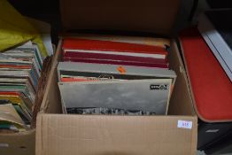 A selection of vinyl records mostly classical interest