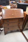An early 20th Century oak bureau, of nice proportions, approx. width 72cm , height 97cm