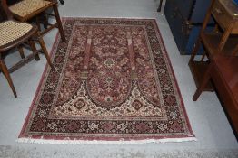 A modern Isfahan wool rug