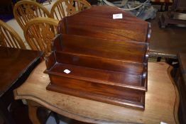A desk top letter or stationery rack, labelled Ancient Mariner