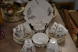 A part tea service by Windsor in the Eastern Melody design approx 21 pieces
