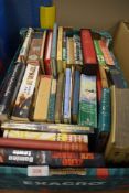 A selection of text and reference books including Scotts poetical works and National Gallery