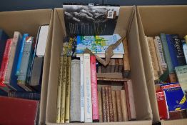 A selection of text and reference books including nautical and sailing interest