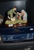 A figure study by Border Fine Arts We Wished Them Good Bye in The Yard good condition with box