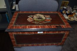 A highly decorative late 19th century Swiss made 'Bells in vue' musical box with cylinder and