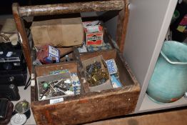 A selection of hardware fixtures and fittings