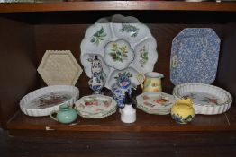 A selection of kitchen wares including Royal Worcester and Portmeirion
