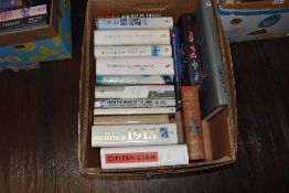 A selection of text and reference books including military and history interest
