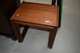 A mid century nest of teak tables, G Plan