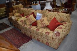 A nice modern suite, by Multiyork comprising bed settee (under seat mattress still in plastic wrappi