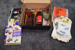 A selection of mixed vintage Meccano and Meccano Magazines