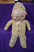 A mid 20th century Mabel Lucie Attwell cloth doll having stitched body, length 50cm
