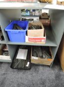 Six mixed sized boxes of 00 gauge track, Hornby, Peco etc
