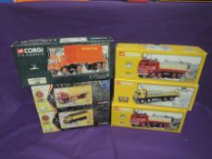 Six Corgi Classics and Corgi Limited Edition 1:50 scale diecasts, Building Britain Sets, Blue Circle