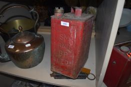 A selection of tools including Rabone level, Salter scales and SM and BP oil can