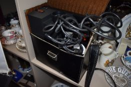 A vintage Prestinox slide viewer in original case
