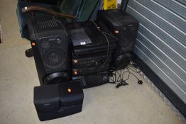 A Sony XB-8AV 'compact' hifi system with 5 CD changer and surround sound