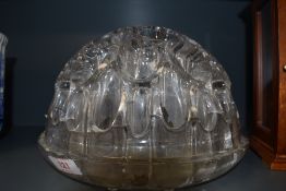 A large vintage glass floristry frog.AF