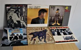 A lot of six various albums with Long Ryders , Los Lobos and more - some nice items in this lot