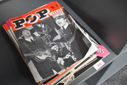 A small collection of 1960s pop magazines