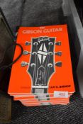 A selection of Gibson guitar reference books (ex shop stock)