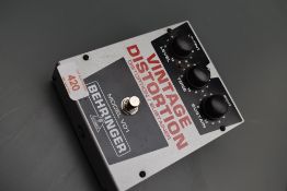 A Behringer Model VD1 , Vintage Distortion effects pedal