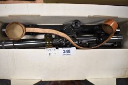 Three gun rifle scopes inclduing Nikko Stirling 6 x 32 Haweka and Alexandar Martin