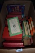 A selection of Penguin books and similar library works