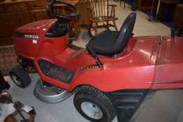 A Honda 2113 Hydrostatic ride on lawnmower