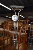 A modern uplighter standard/reading lamp