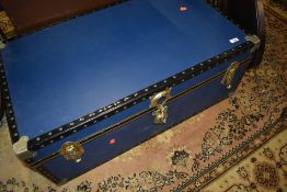 A vintage cabin trunk