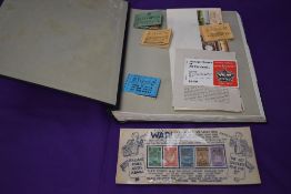 A sparsely filled Great Britain Davo Album, mainly used, Penny Black seen