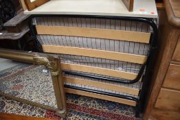 A folding guest bed