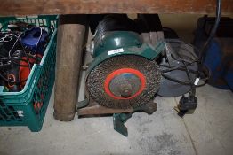 Two bench top mounted grinding or sharpening disc one pro line and similar