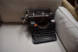 A vintage Olympia typewriter, Model 8