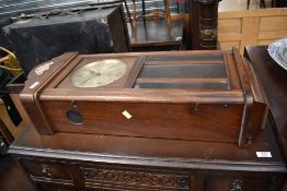 An early 20th Century mahogany cased wall clock