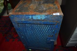 A cast cabinet/strong box