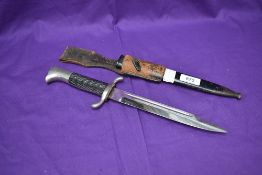 A German WW2 period Fire Dept Senior Subordinate 1933-45 Sidearm, makers mark Carl Eickhorn and Co