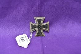 A German WW2 1939 Iron Cross Badge